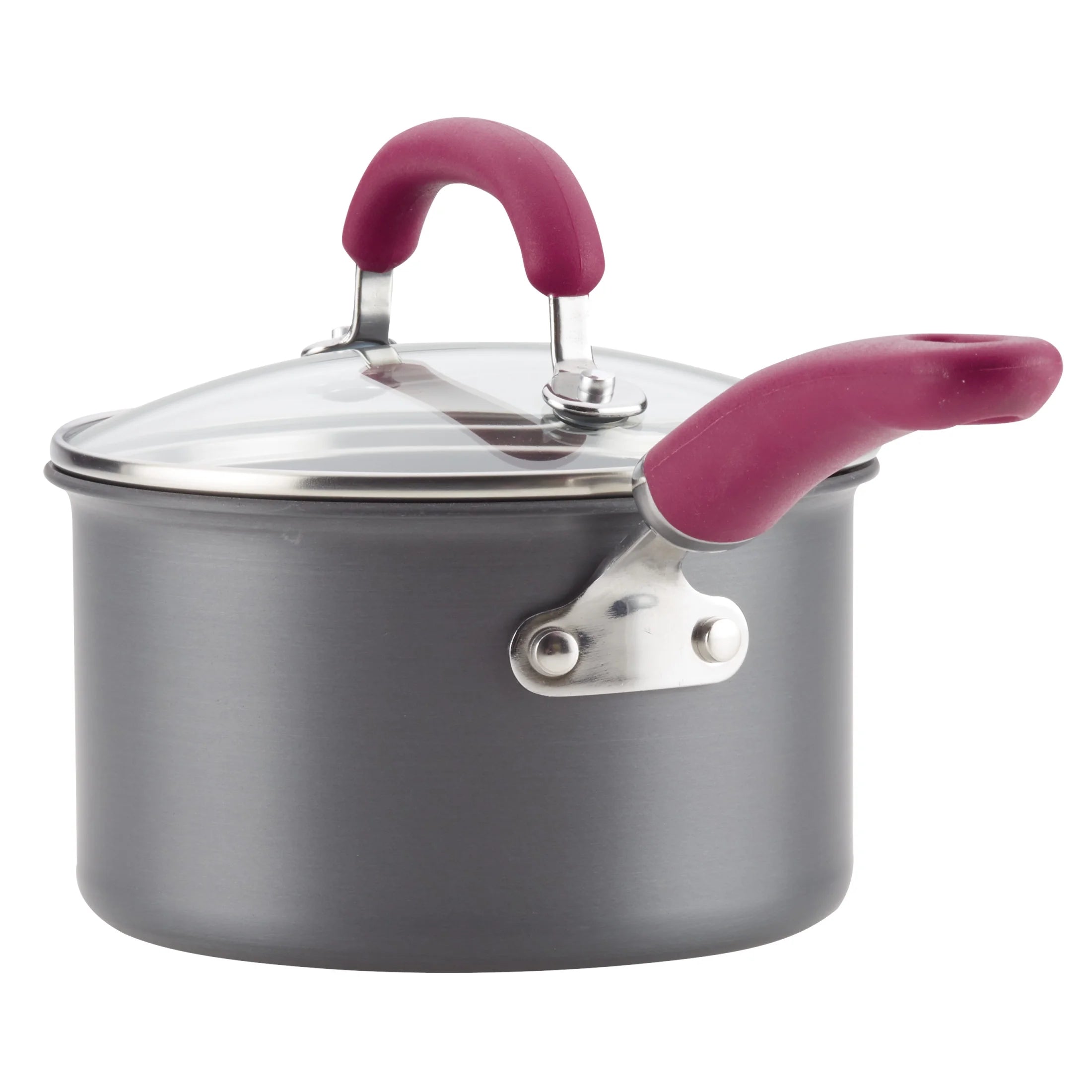 Nonstick Pots and Pans Set 11 Piece Burgundy a7