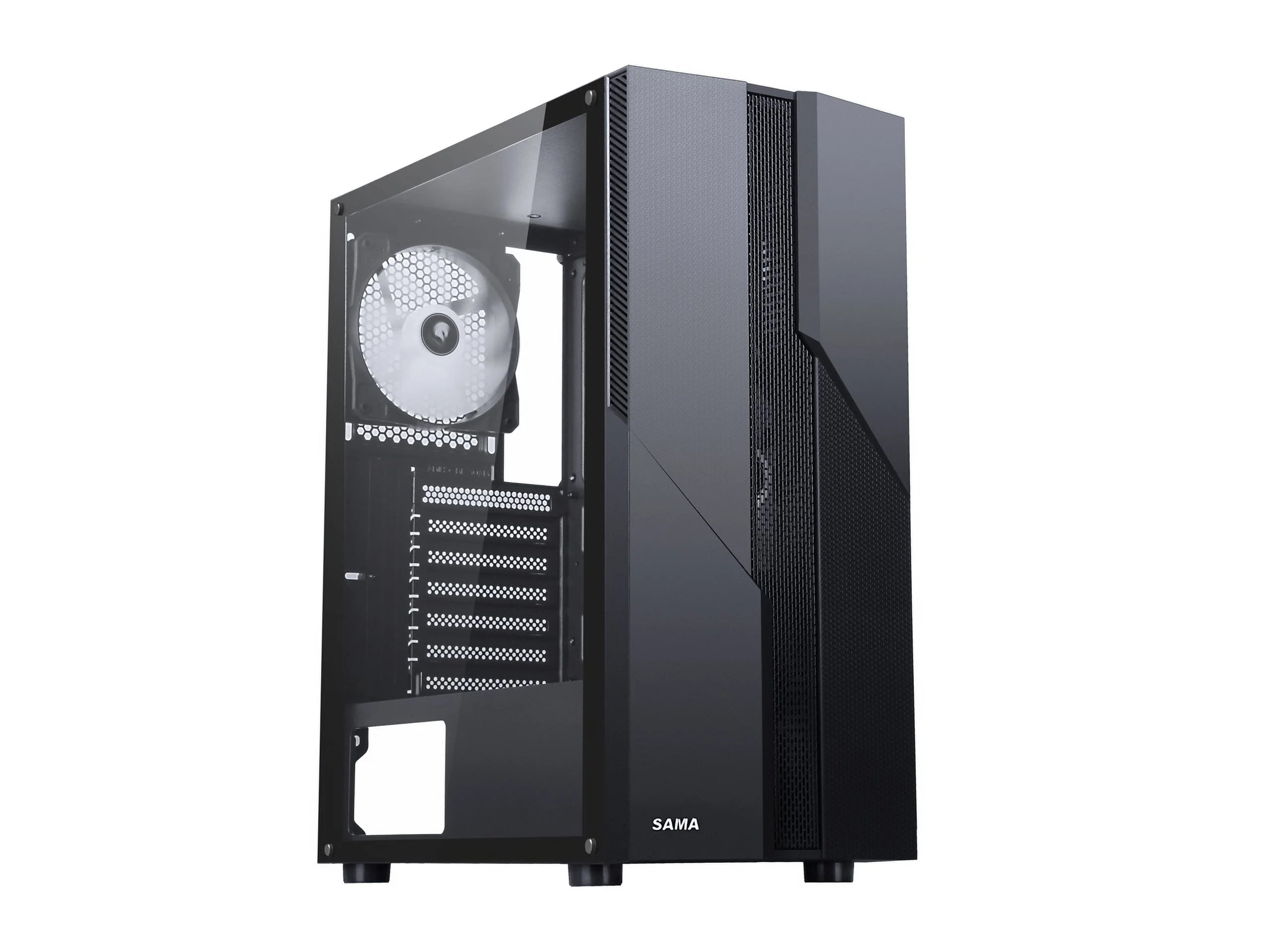 Black USB3.0 ATX Mid Tower Gaming Computer Case w4a