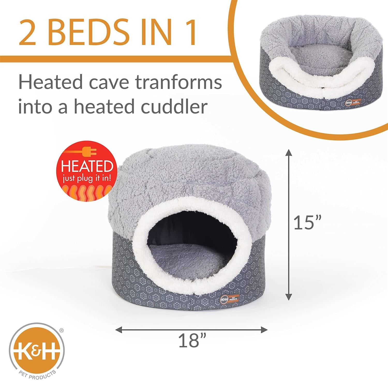 Heated Cat Bed for Indoor Pets a7