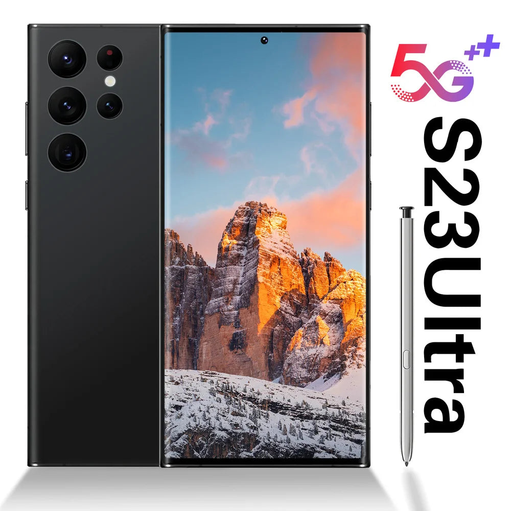 Smartphone 5G Unlocked Android 13 7.3 inch q7