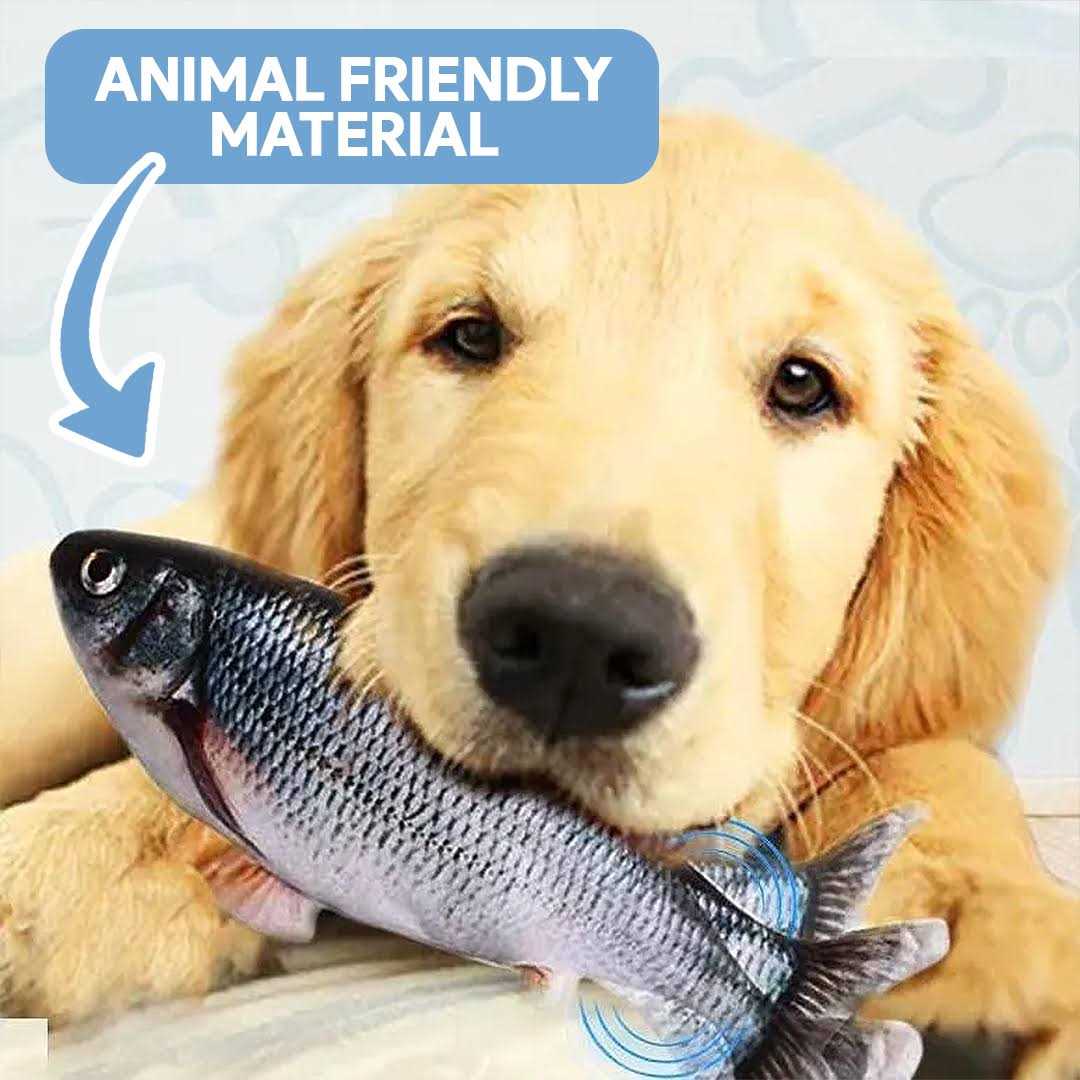 Interactive Moving Fish Toy for Dogs Cats k9