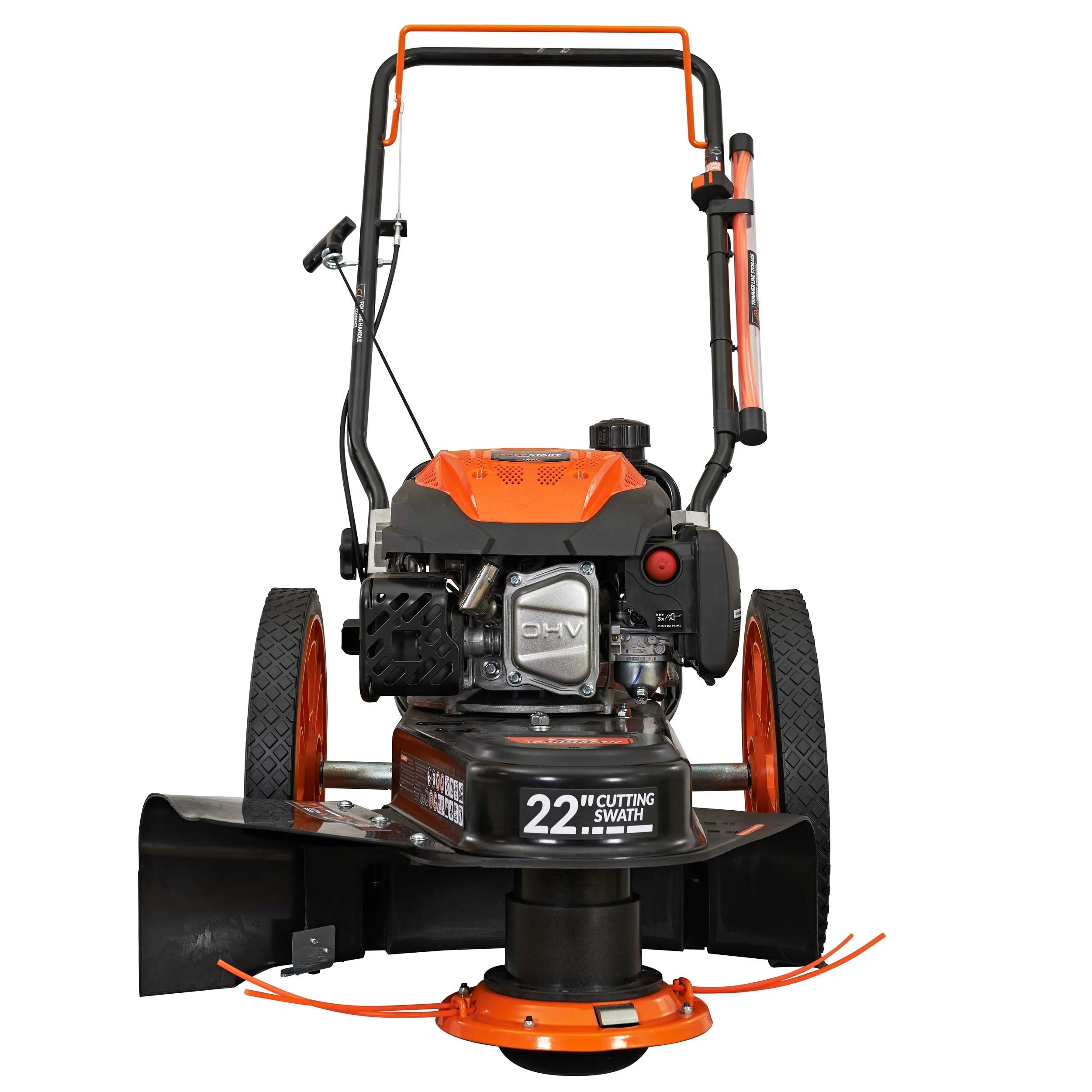 22 in. 170cc Gas Walk Behind String Trimmer Mower k7