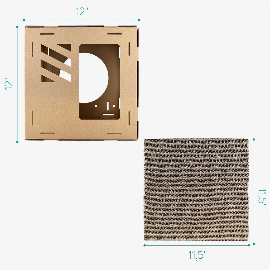 Cat House DIY Corrugated Play Tower for Small Cats k7