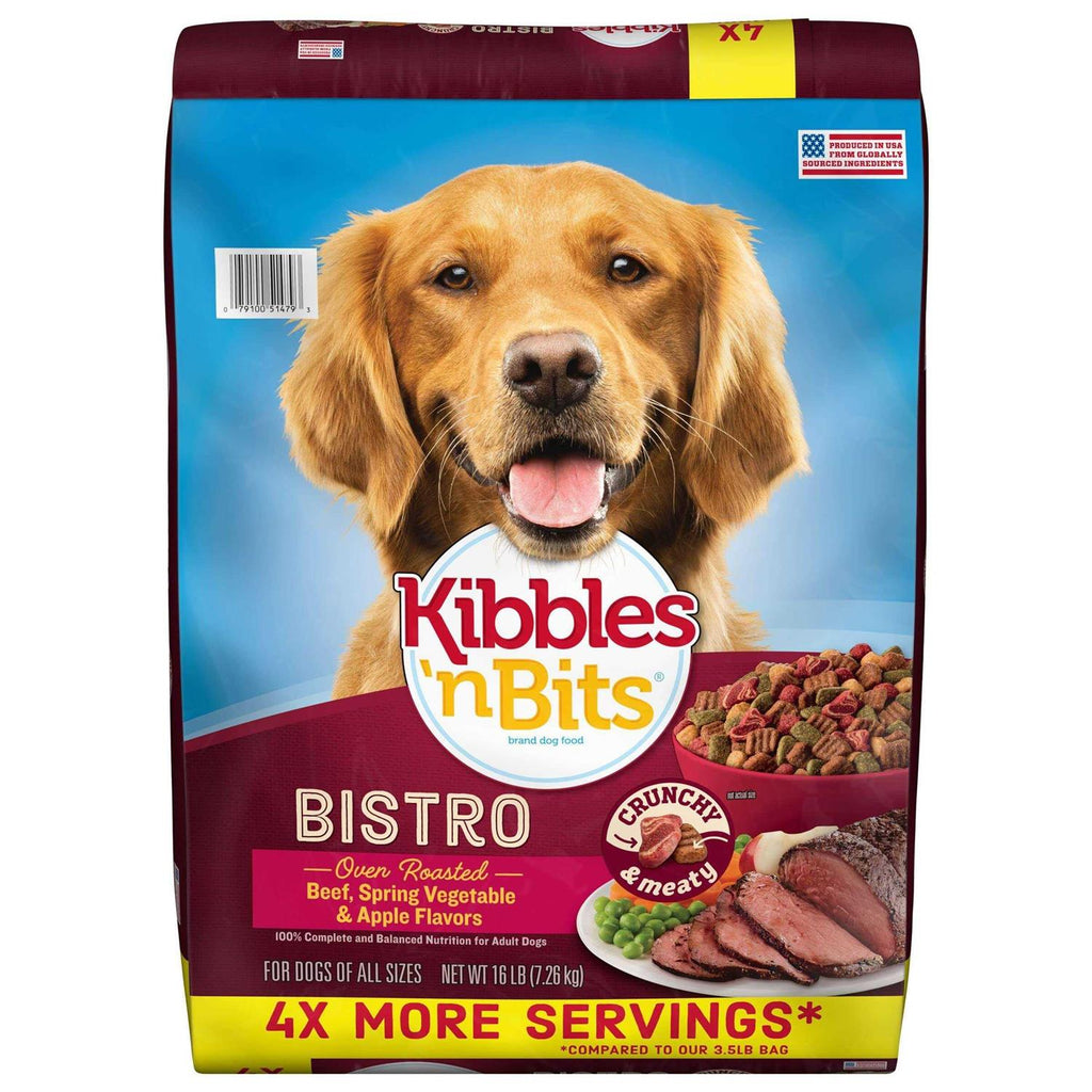 Kibbles n Bits Bistro Beef Dog Food - Pet Supplies online store