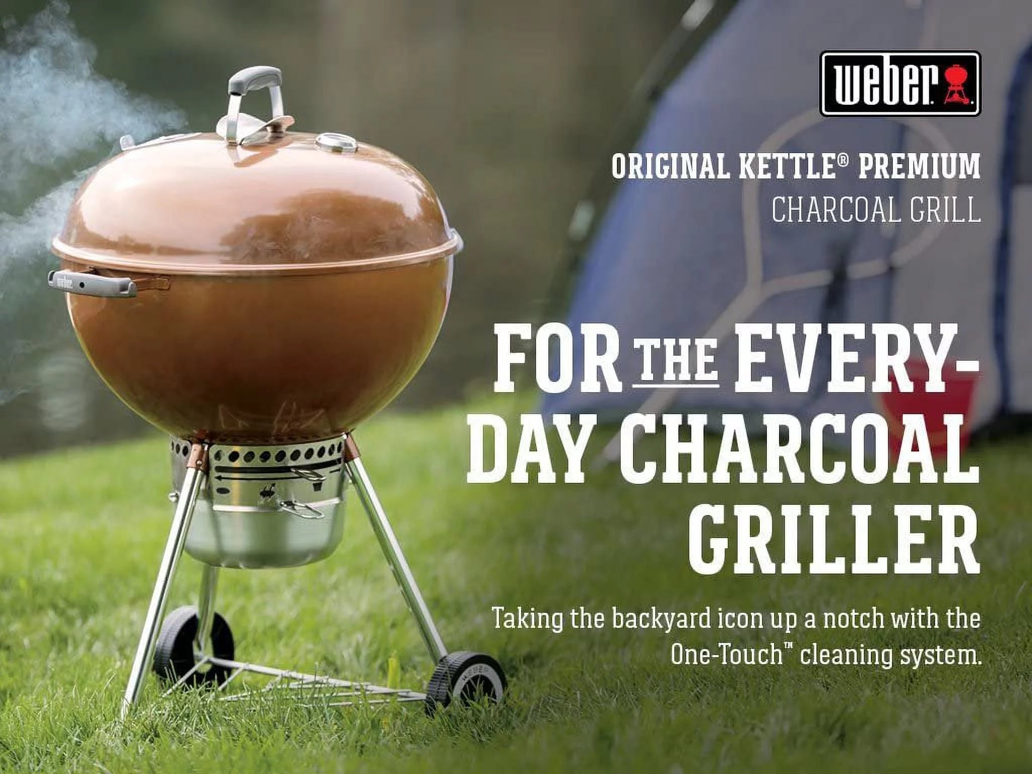 Charcoal Grill 22-Inch Copper a7