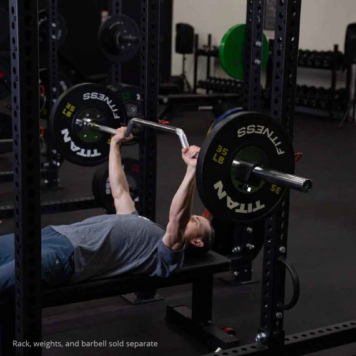 Cambered Olympic Bench Press Bar 600 LB Chrome a7