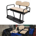HECASA Rear Back Seat Kit for EZGO Marathon Pre-1994 Golf Cart Tan Flip Folding