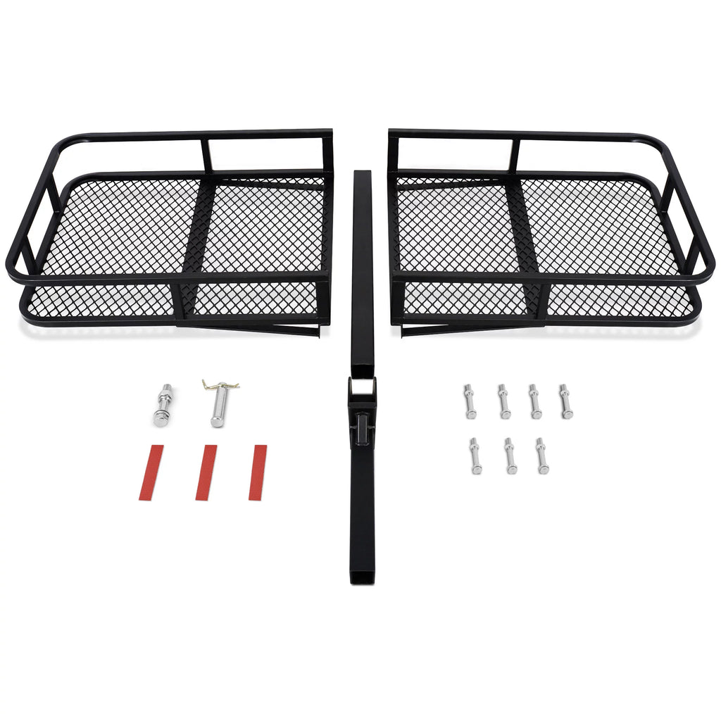 Folding Cargo Carrier Luggage Basket 2" Hitch 60" a7