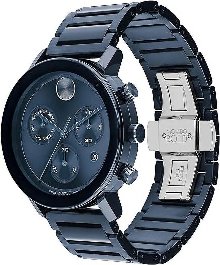 Chronograph Quartz Blue Dial Men's Watch k7