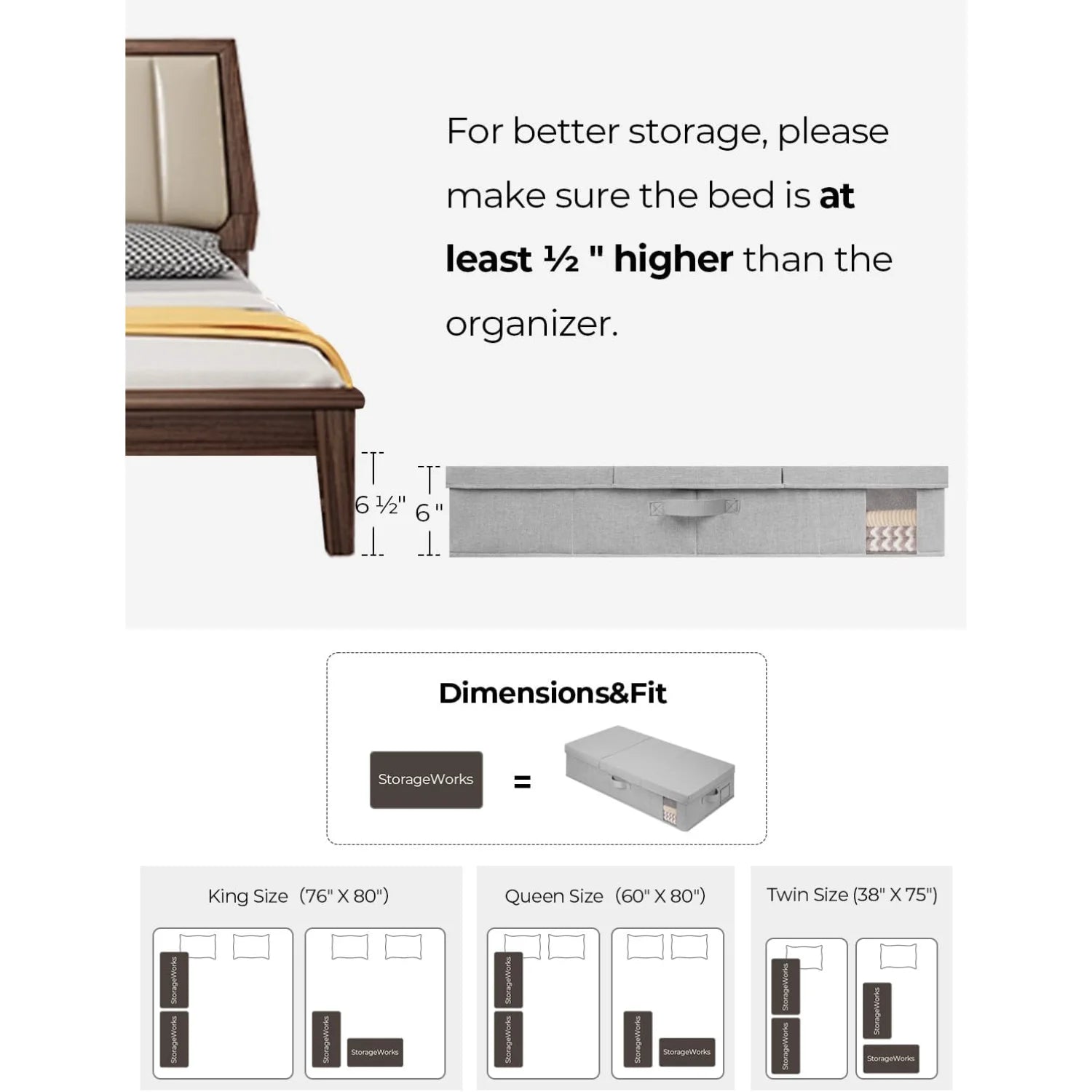 Under Bed Storage Bins with Lids and Handles q7k