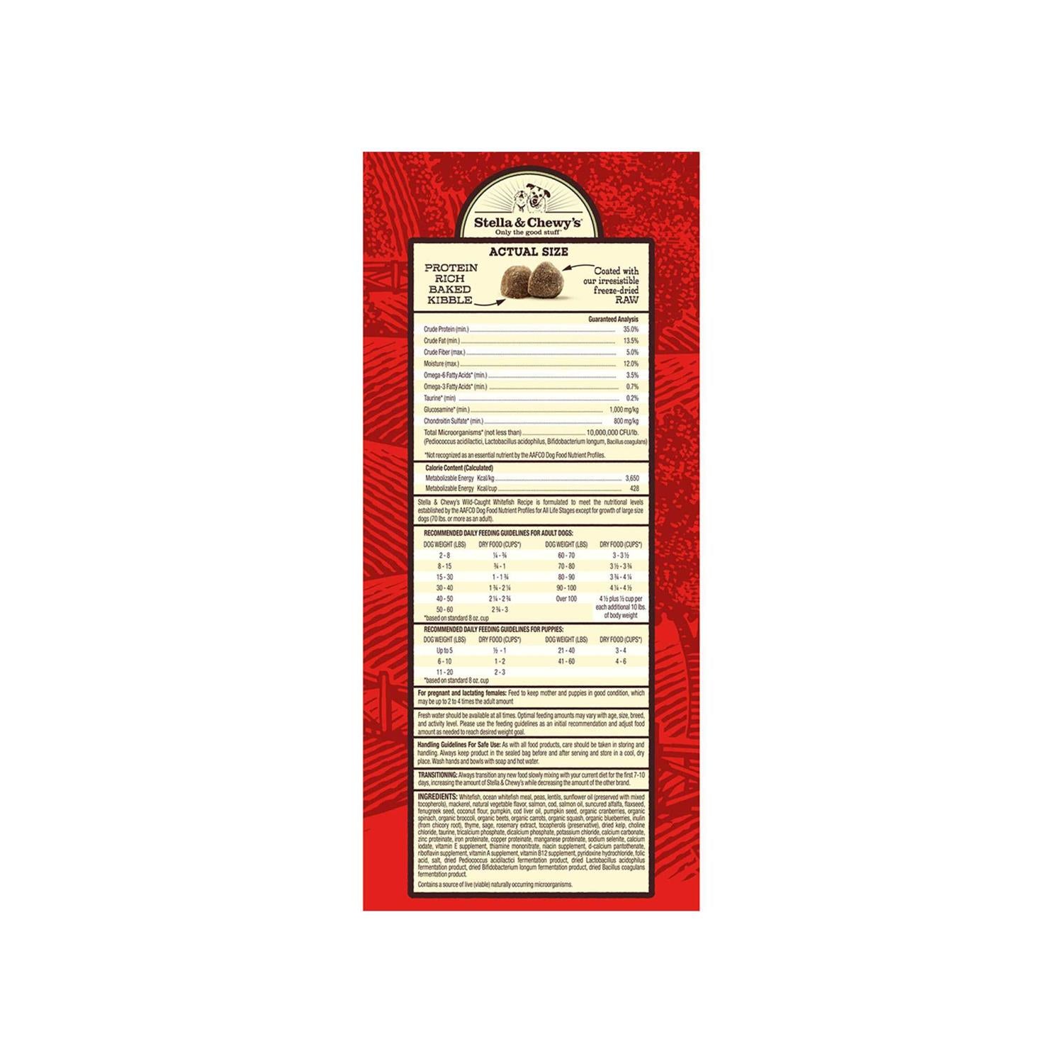 Dried Dog Food Whitefish Recipe k7p