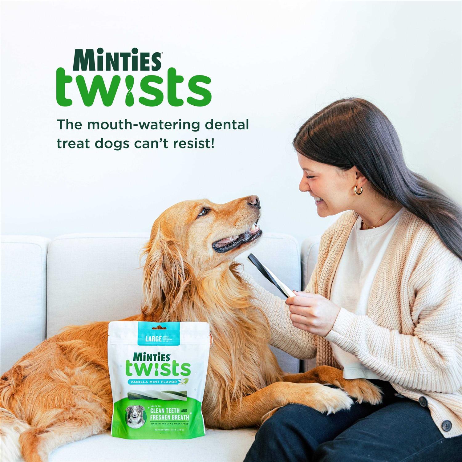 Minties Twists Dental Treats for Dogs a7