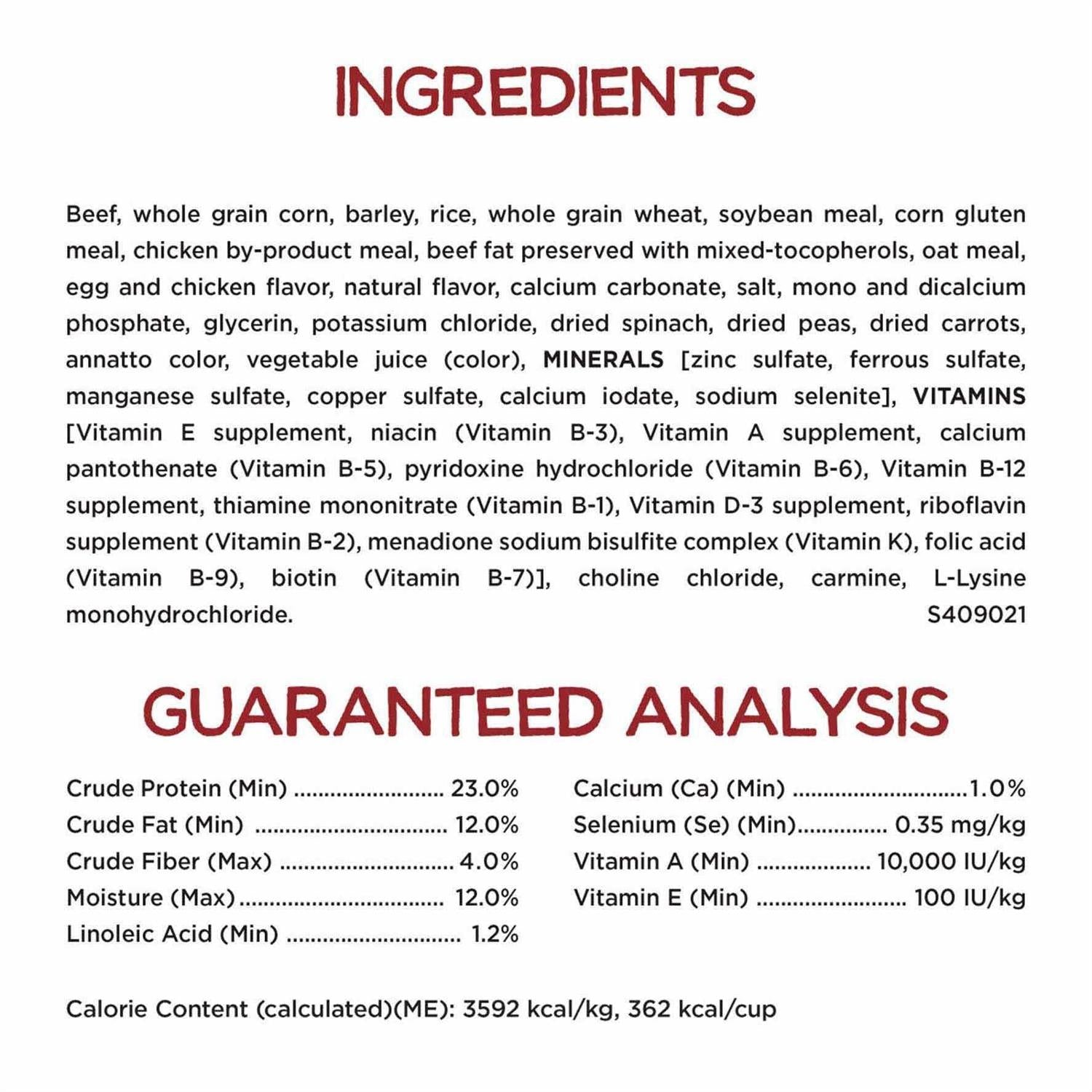 Dry Dog Food with Real Beef a7
