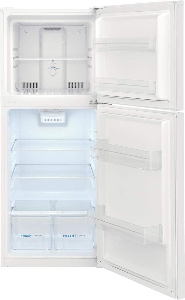 Freestanding Top Freezer Refrigerator 9.9 cu ft White k7