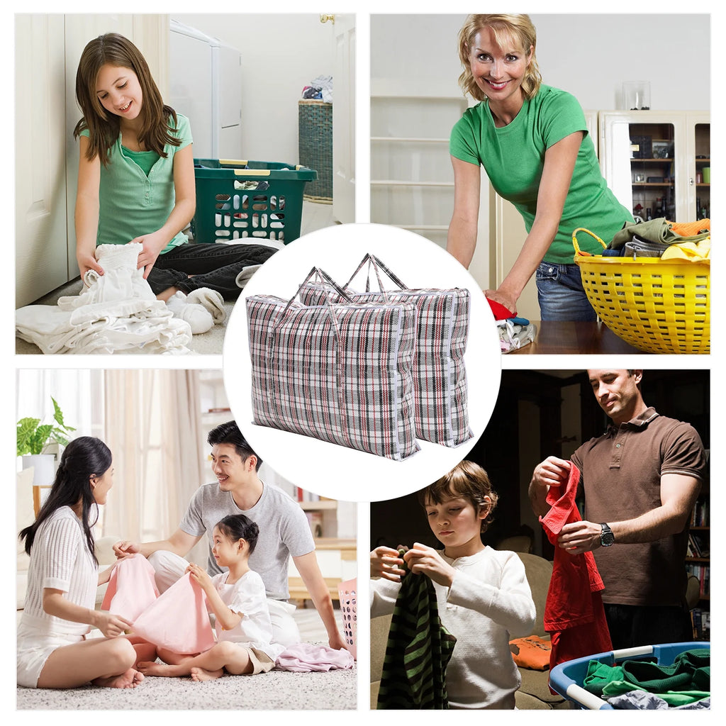 Clothes Storage Bag Basket Large Black k7m