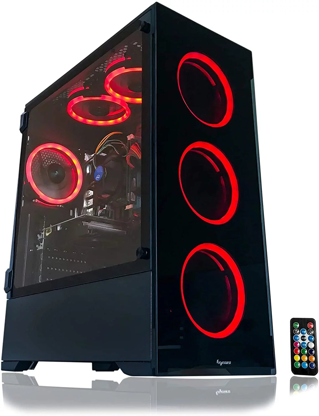 Gaming Desktop PC Intel 3.70GHz 16GB RAM 512GB SSD RX 580 8GB Windows 11 RGB k7
