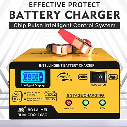 12V Car Battery Charger 15A Trickle Maintainer k7m