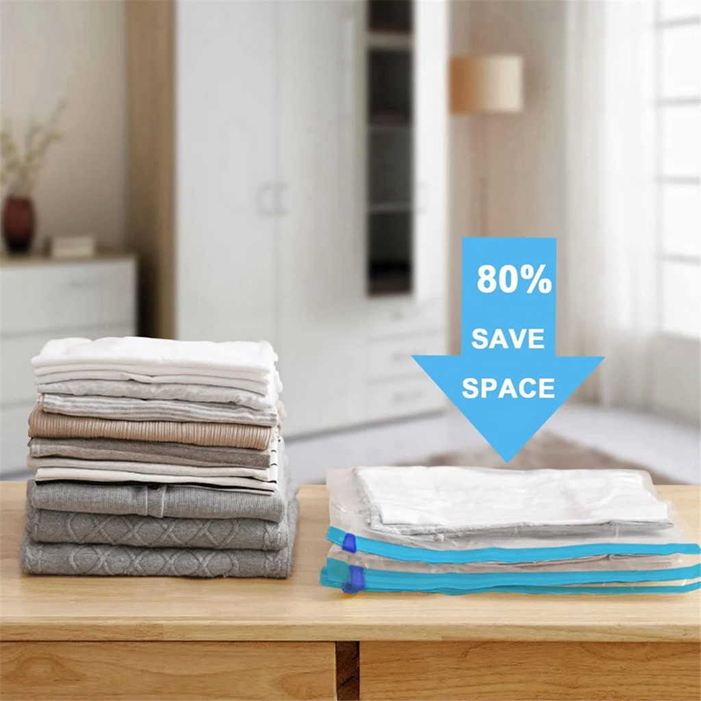 Compression Storage Bags for Travel Vacuum Roll Up 7k