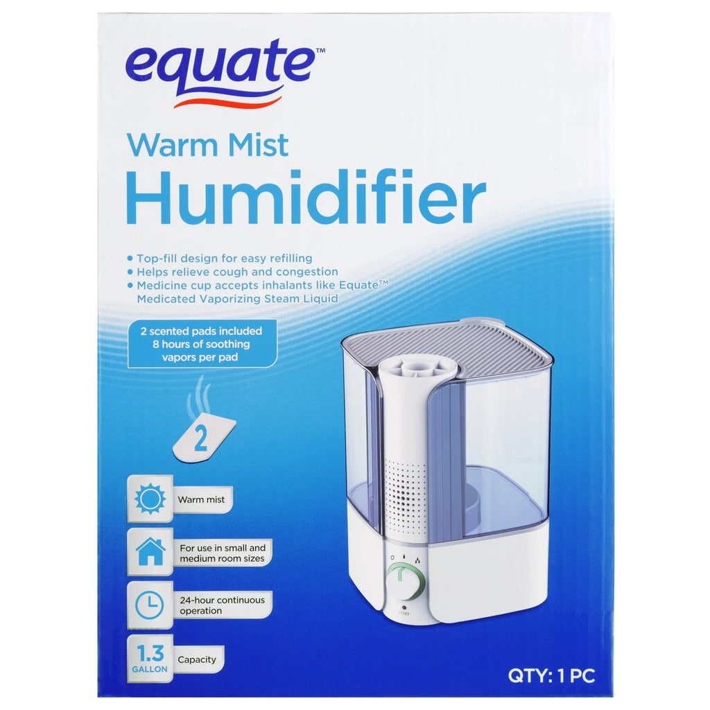 Warm Mist Humidifier Filter Free Top Fill 1.3 Gallon a7
