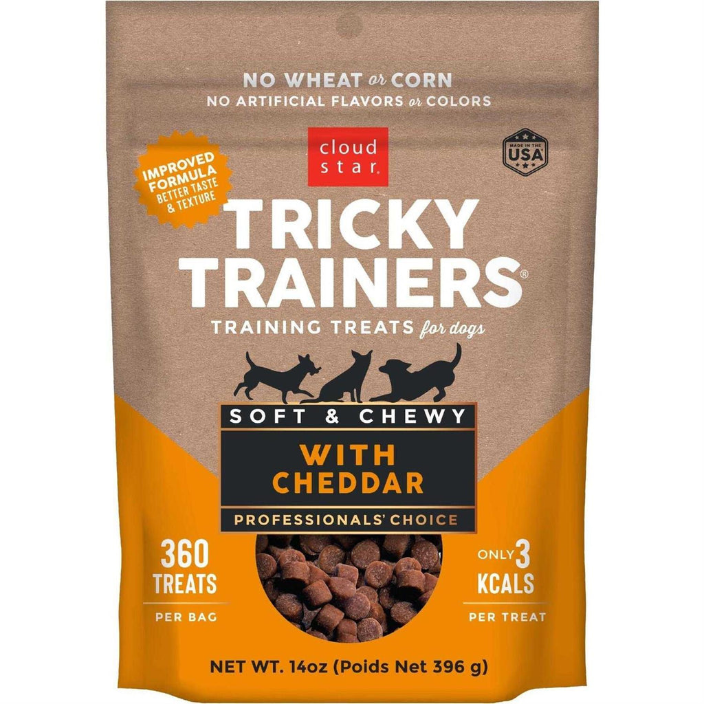 Cloud Star Chewy Cheddar Tricky Trainers Dog Treats - Pet Supplies online store