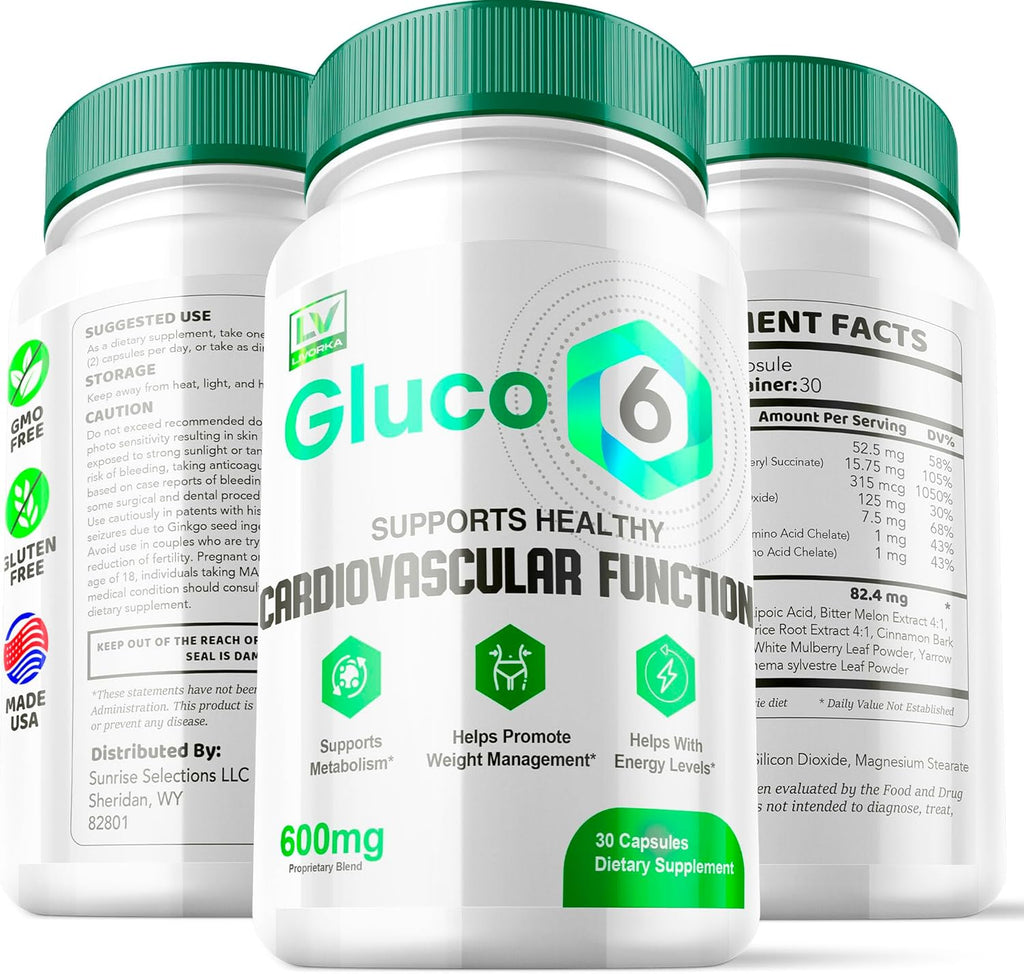 Gluco 6 Capsules 3 Month Supply a9