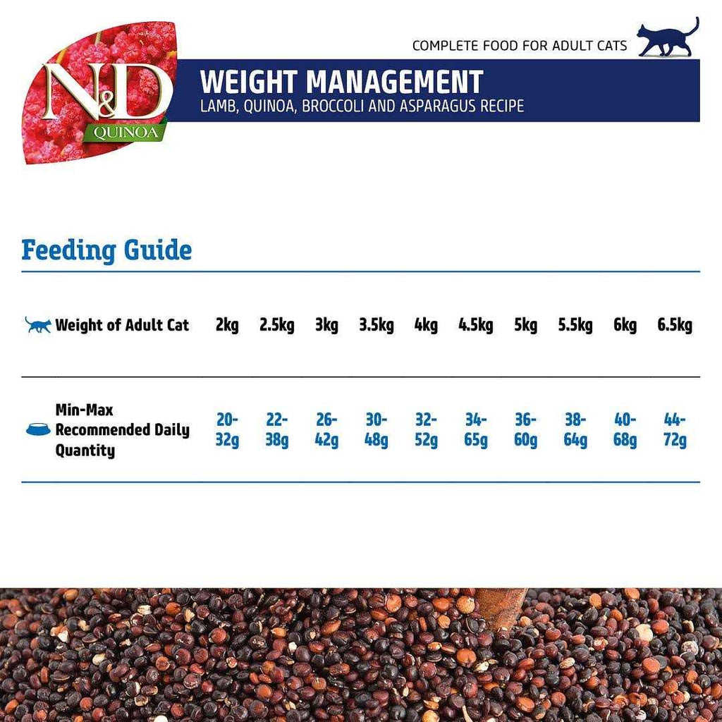 Weight Management Lamb Dry Cat Food k7p
