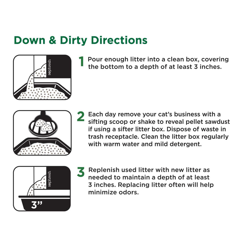 Pine Pellet Non-Clumping Cat Litter a7