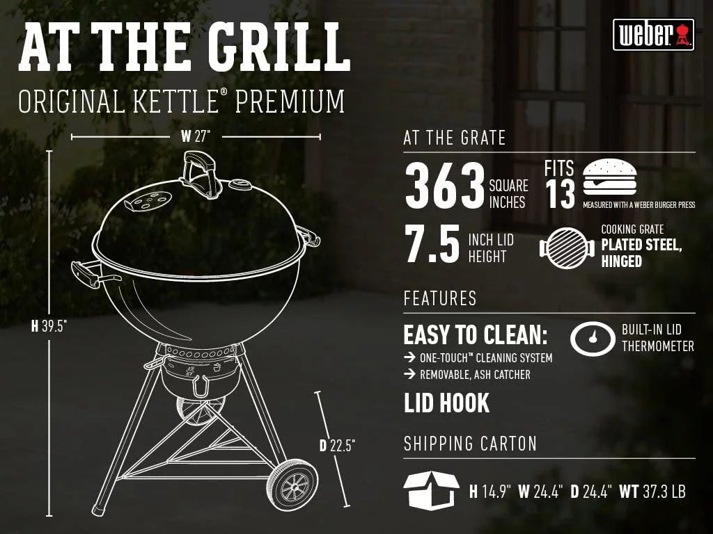 Charcoal Grill 22-Inch Copper a7