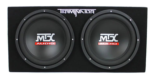 12" 1200W Dual Loaded Car Subwoofers with Box and Amp Kit q7m