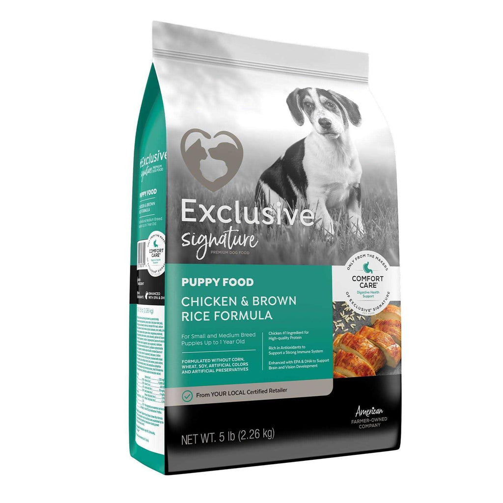 Exclusive Signature Chicken &amp; Brown Rice Puppy Food - Pet Supplies online store