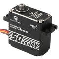 FLASH HOBBY 50kg 14V Waterproof IP67 Digital Brushless Servo Motor with 1/6，1/8, 1/10, 1/12 RC Crawler Car/Robot/Boat (180°)