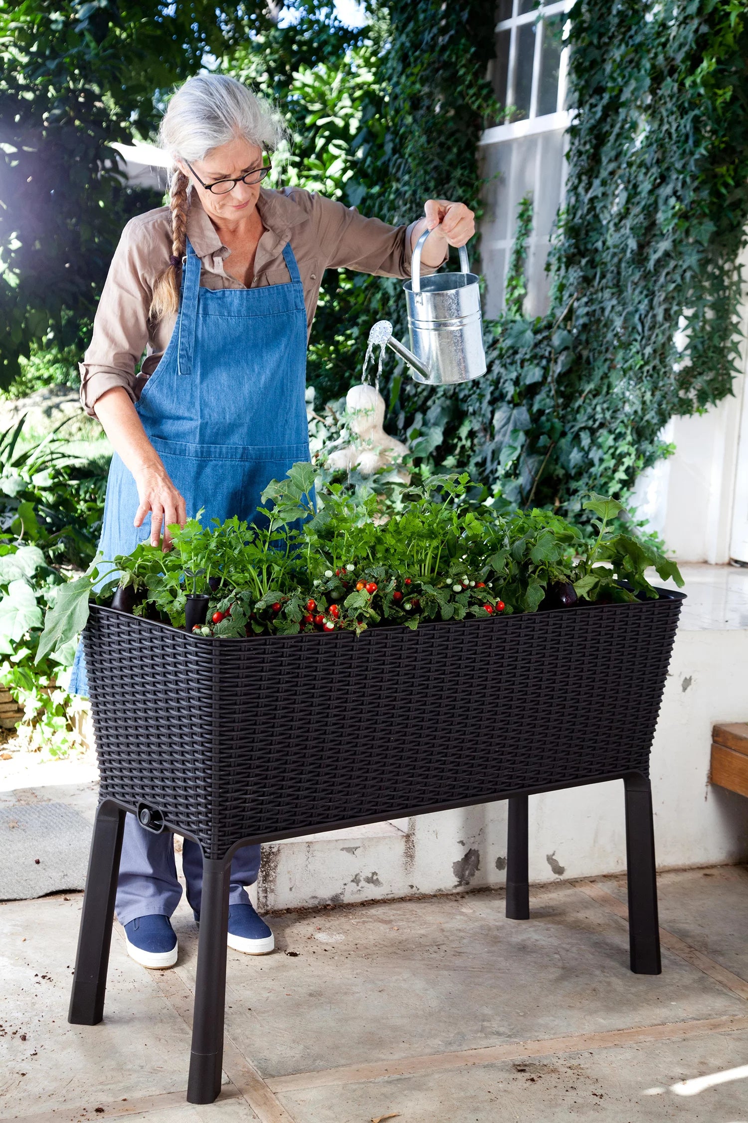 Elevated Garden Bed Anthracite a7