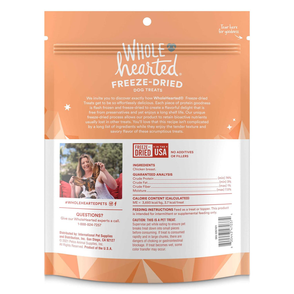Freeze Dried Chicken Breast Dog Treats k7m