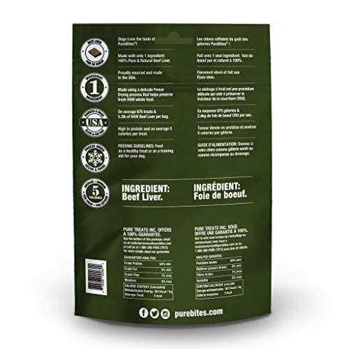 Freeze Dried Beef Liver Dog Treats k7