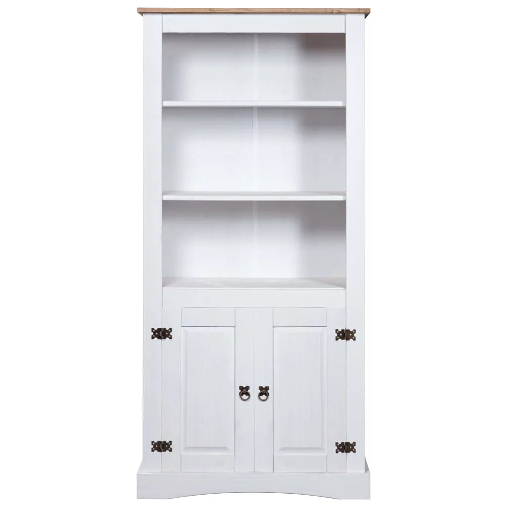 Cupboard Mexican Pine Corona White 31.5x15.7x66.9 a7