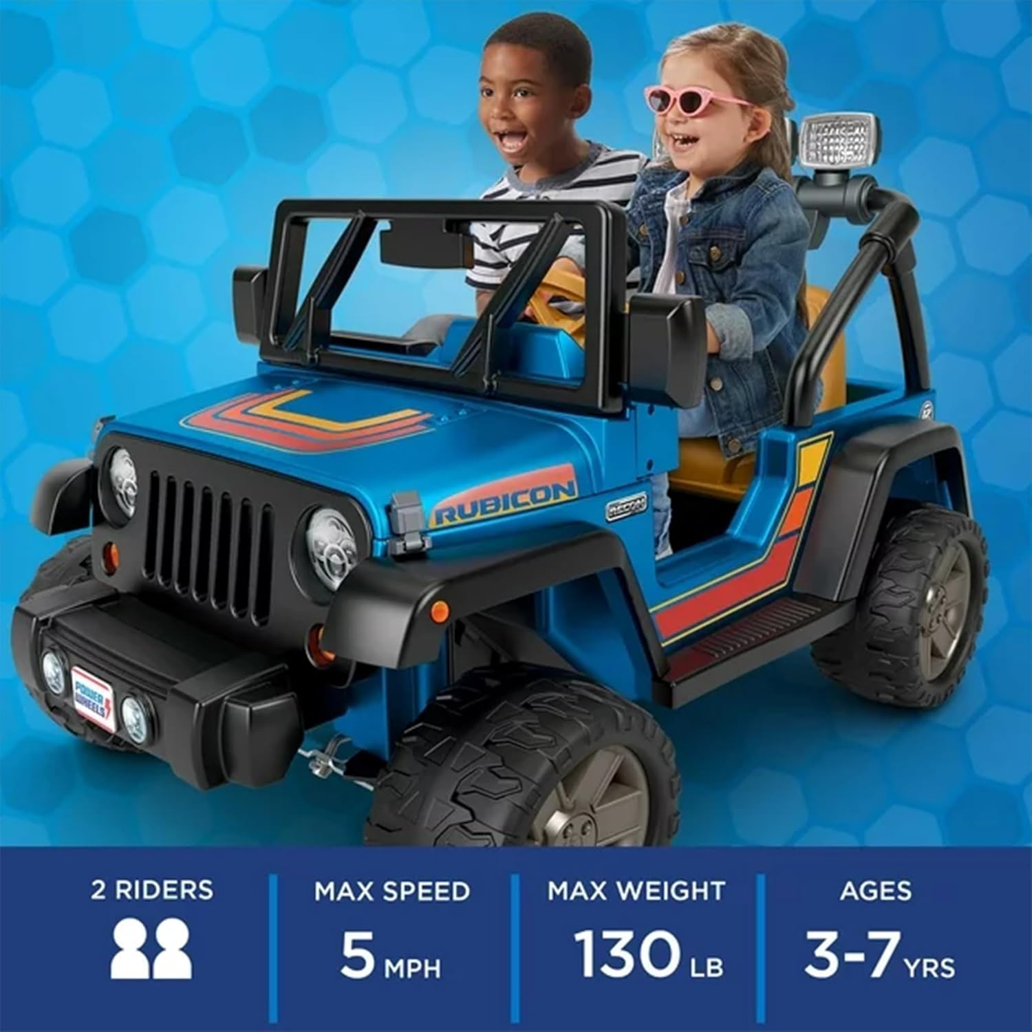 Battery Operated Ride On Jeep Toy Car with Lights a7k
