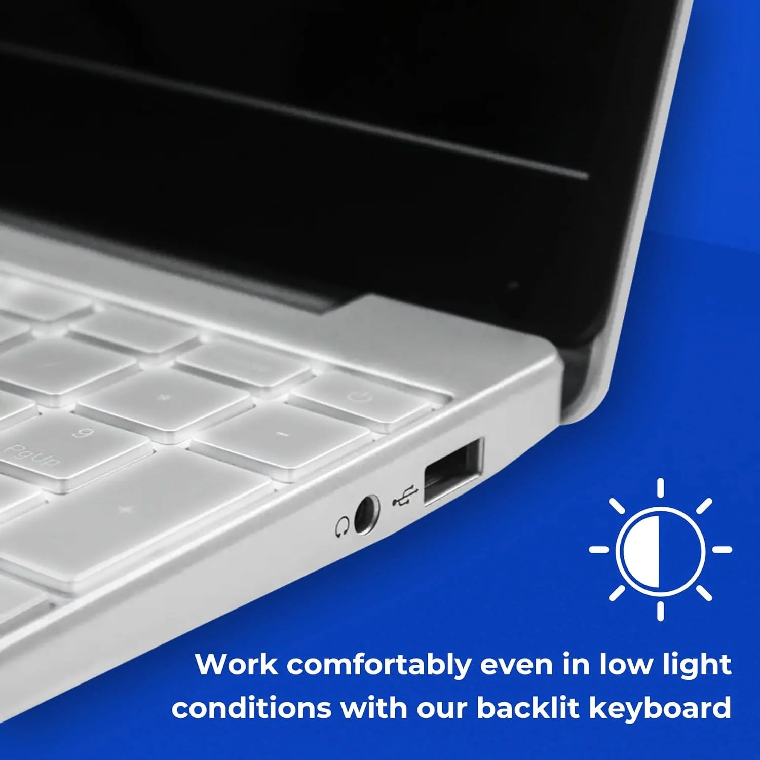 15.6" Laptop Intel Quad-Core 8GB RAM 512GB SSD Win 11 Pro k7m