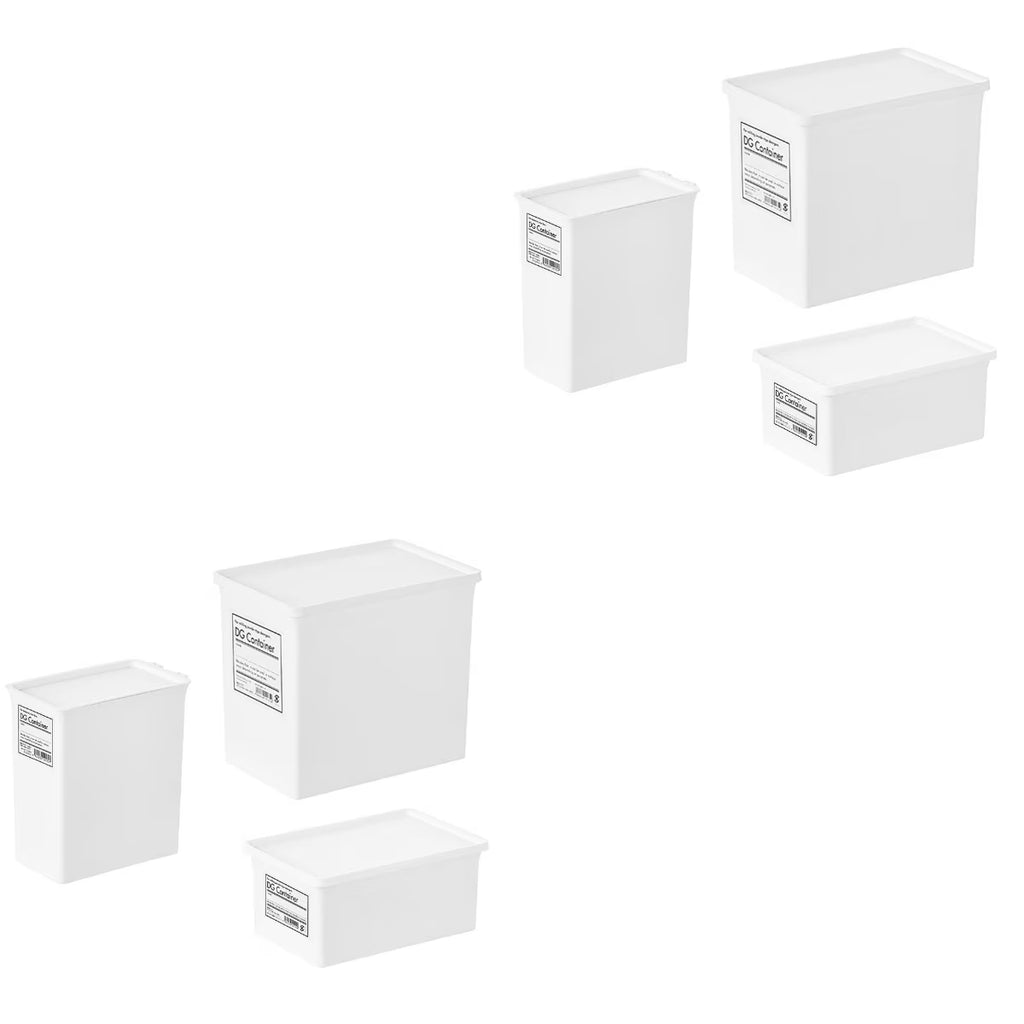 6 pcs  Convenient Storage Container Home Laundry Product Storage Container