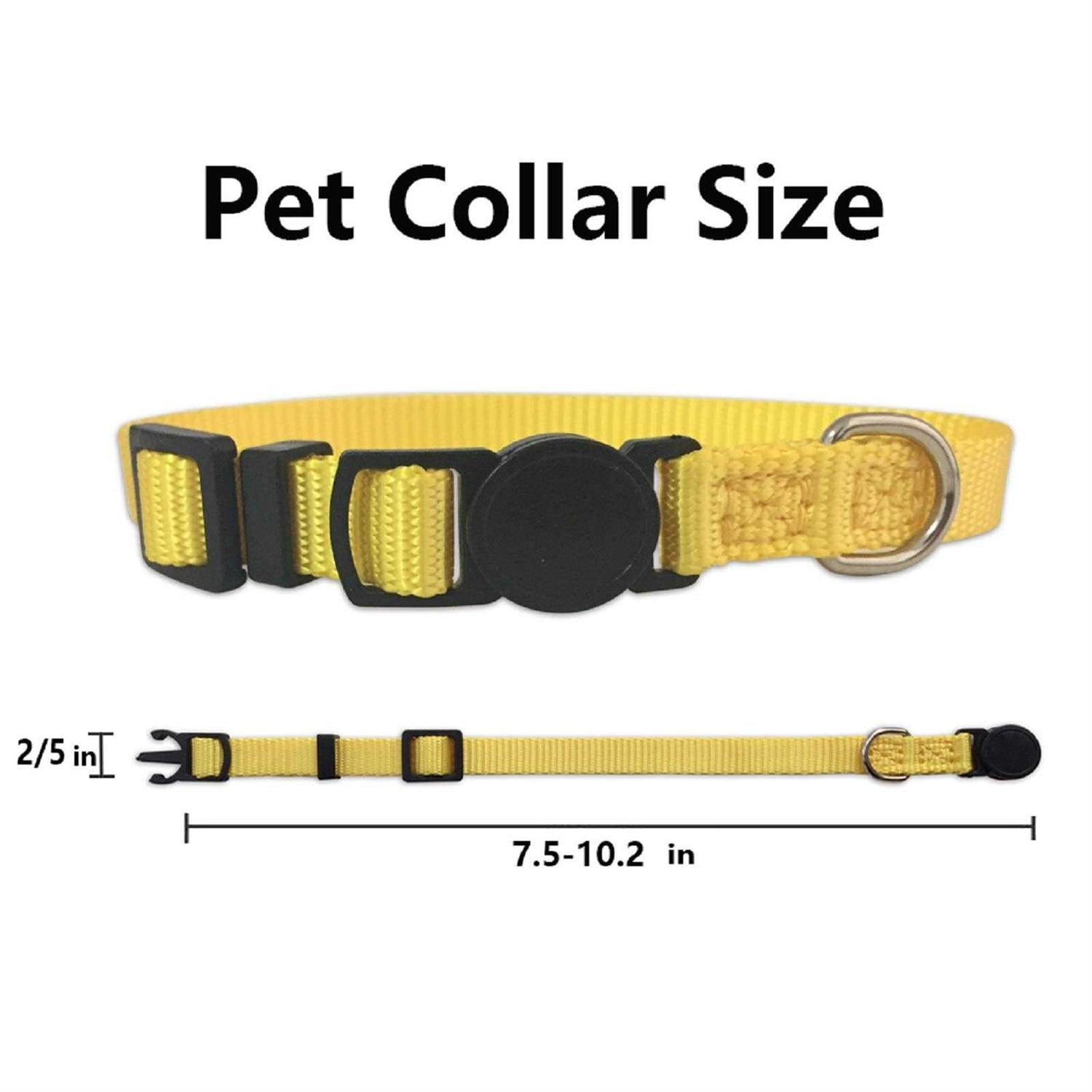 Puppy ID Collar Soft Nylon Adjustable Breakaway Safety 6p
