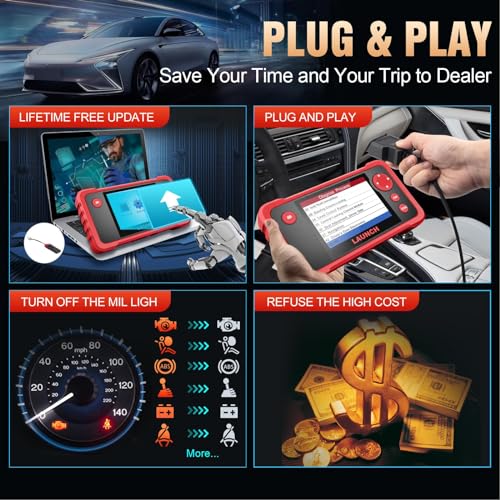 OBD2 Scanner Engine ABS SRS Transmission Diagnostic Tool k7m
