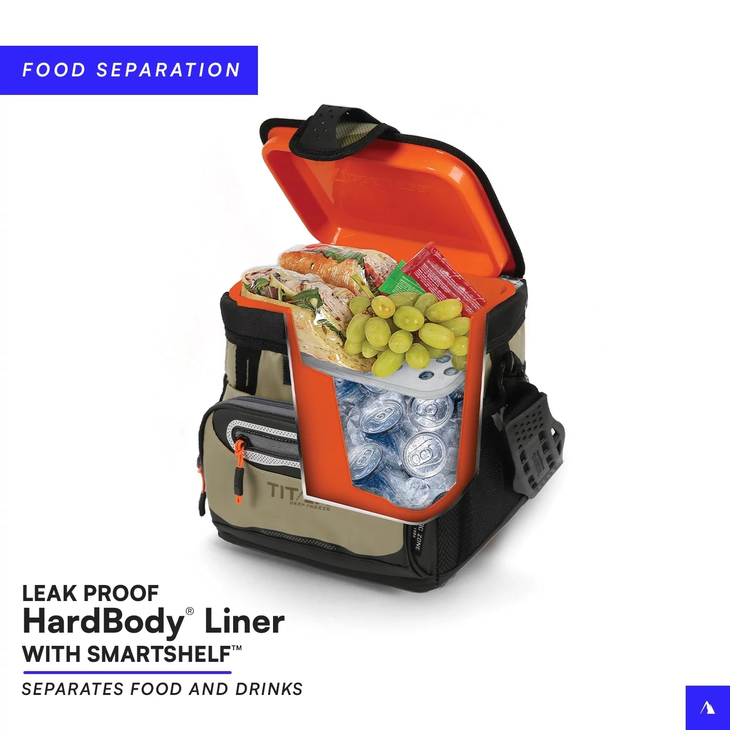 Cooler 9 Can 6 Quart Zipperless Hardbody A7