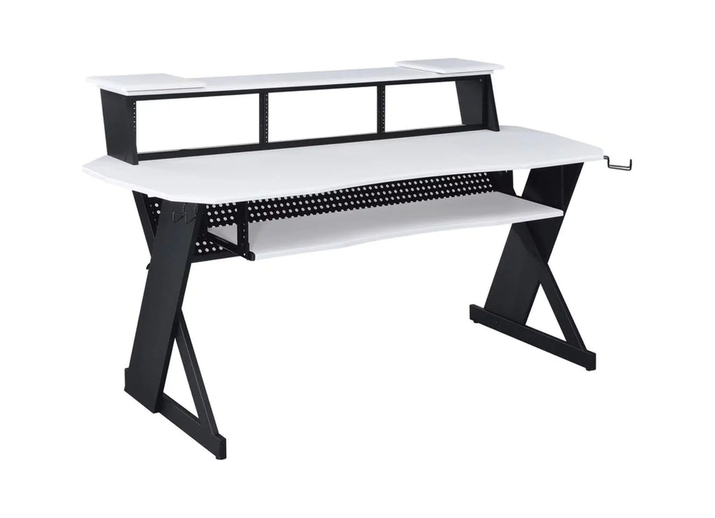 Musiea EX100 Series Music Recording Studio Desk Workstation w/3 x 4U Rack