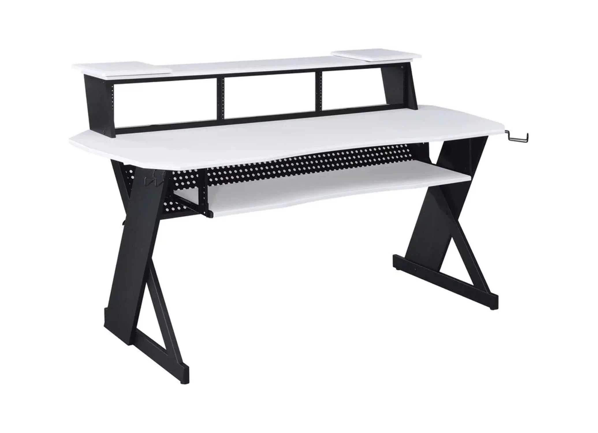 Musiea EX100 Series Music Recording Studio Desk Workstation w/3 x 4U Rack