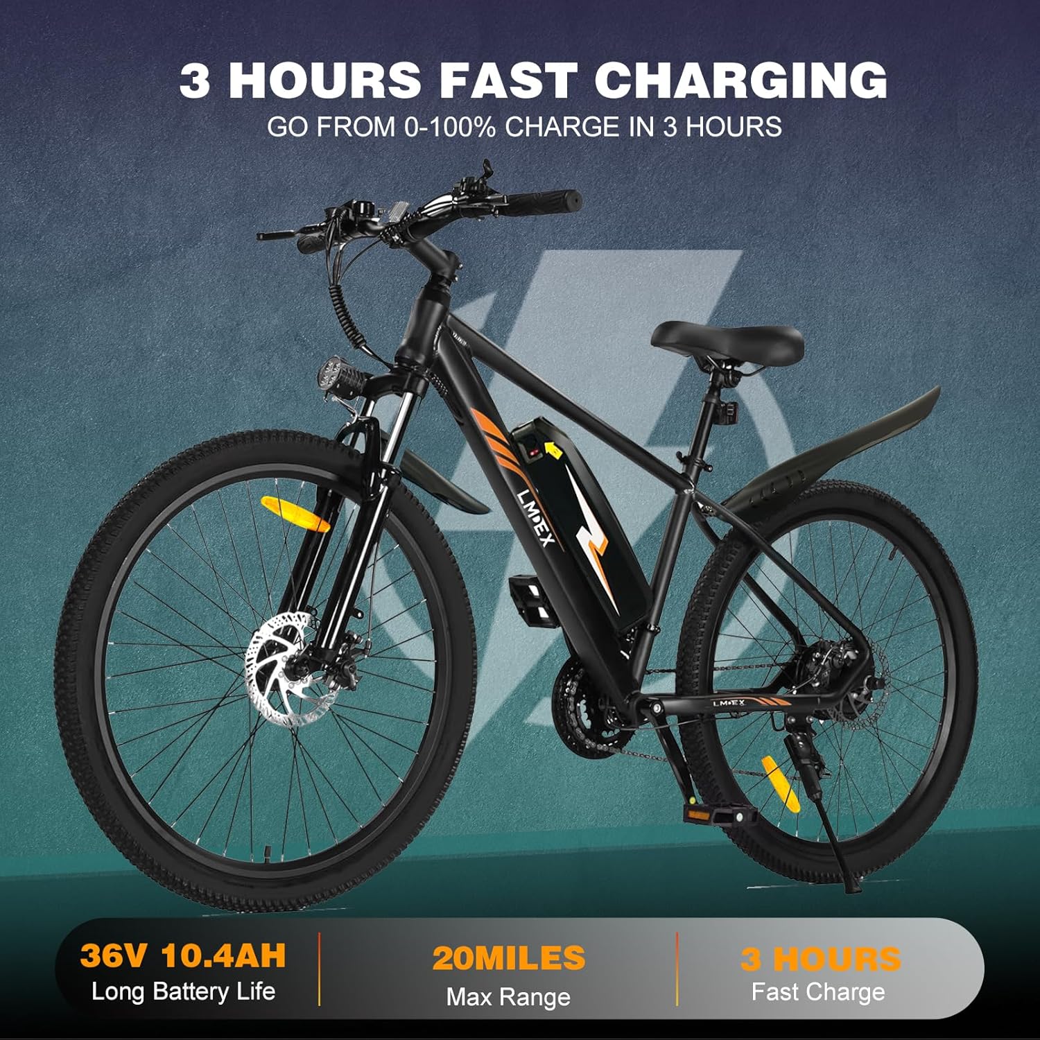 Electric Mountain Bike 26 Inch 500W Commuter E-bike a7