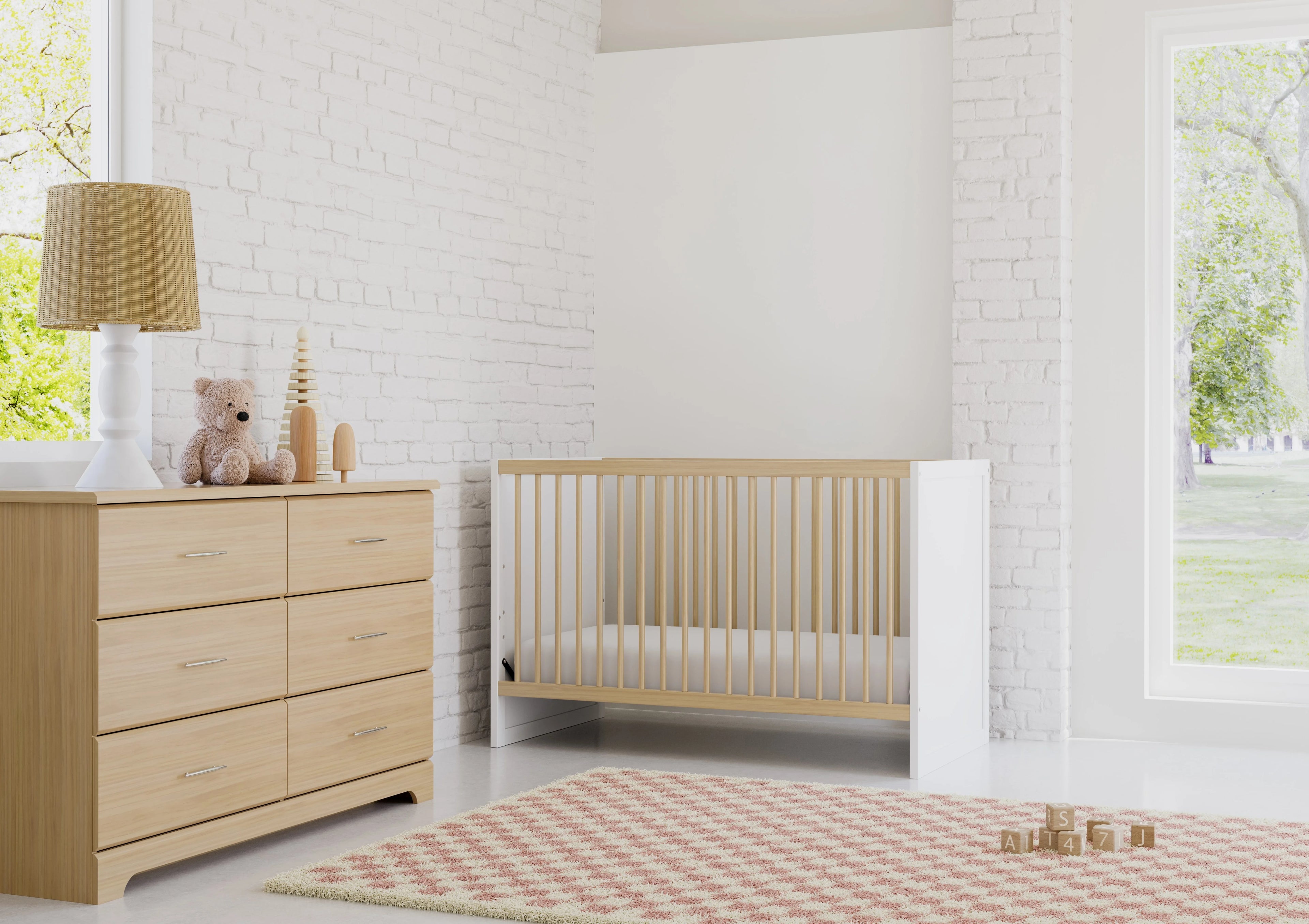 Dresser with 6 Drawers Driftwood k7