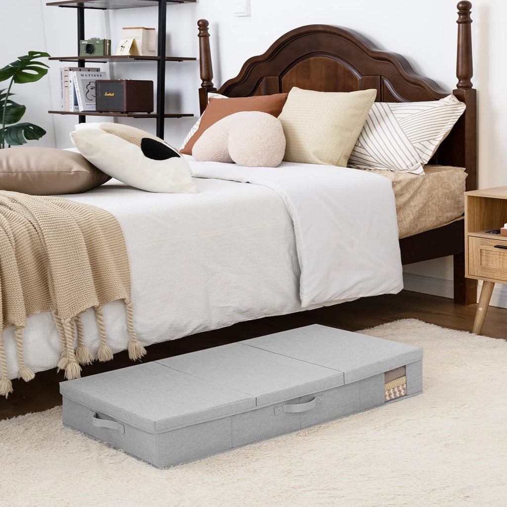 Under Bed Storage Bins with Lids and Handles q7k
