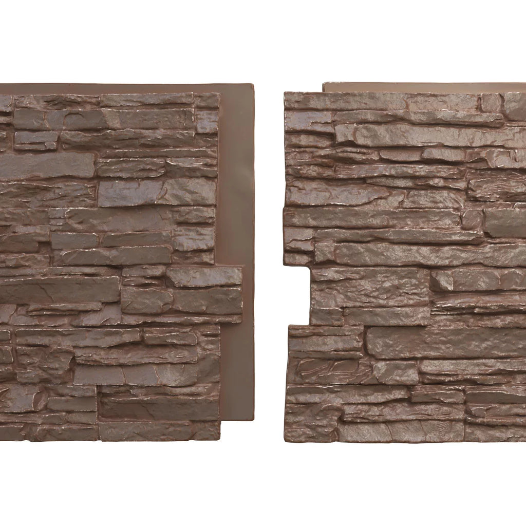 StoneWall Faux Stone Siding Panel 45 3/4in x 24 1/2in x 1 1/4in k7