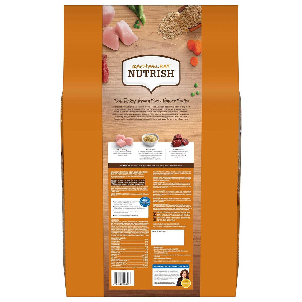 Turkey Brown Rice Venison Dry Dog Food k7m
