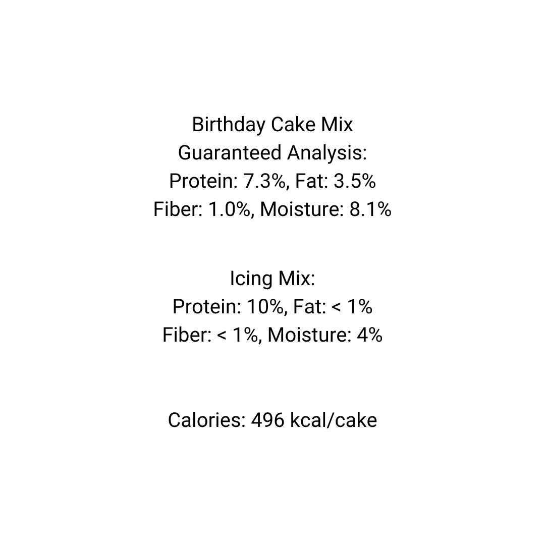 Dog Birthday Cake Kit a7k