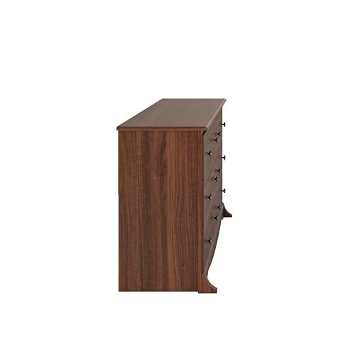 Rustic White Double Drawer Dresser and Nightstand Set k7m